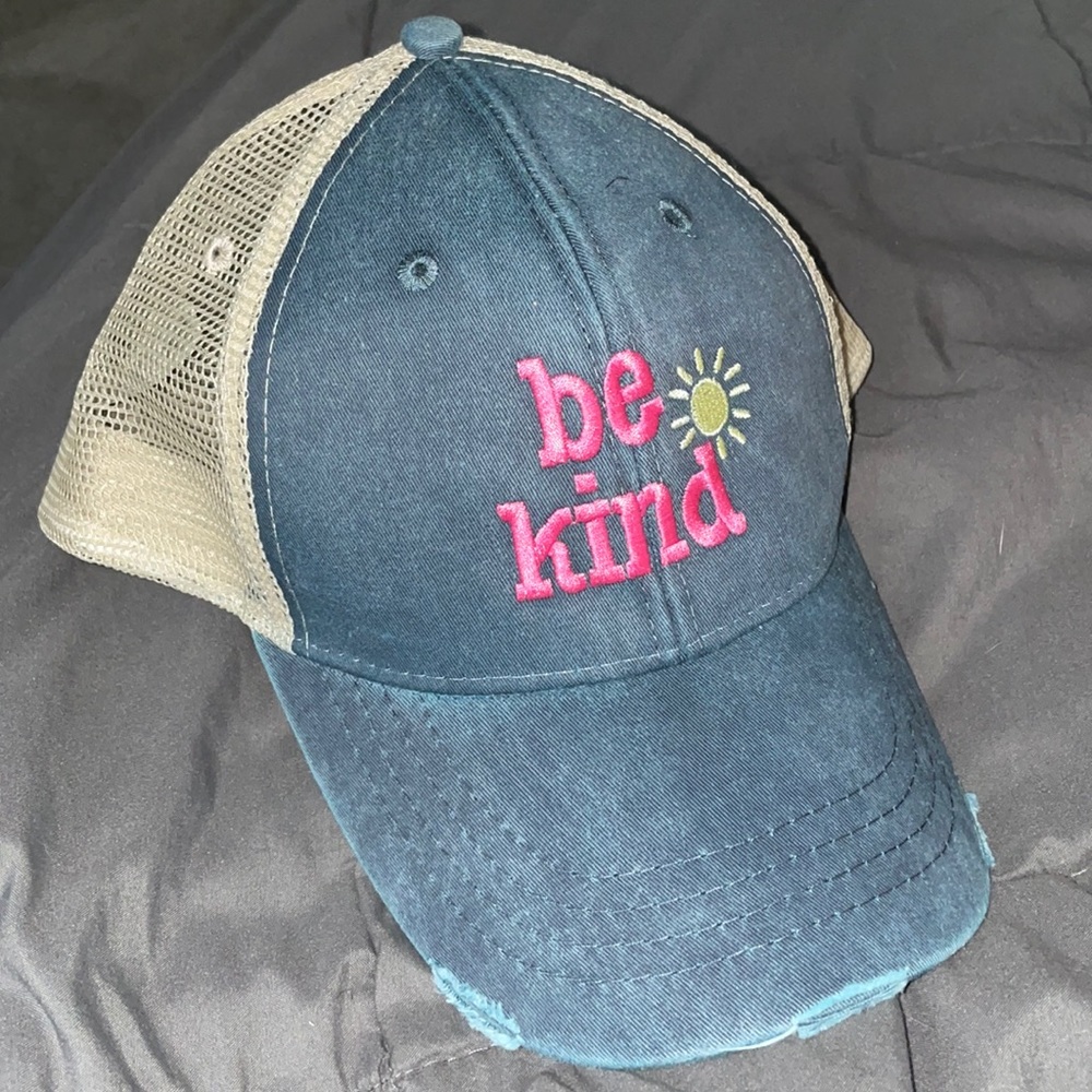 Be Kind Sunshine Sisters Adjustable Trucker Hat